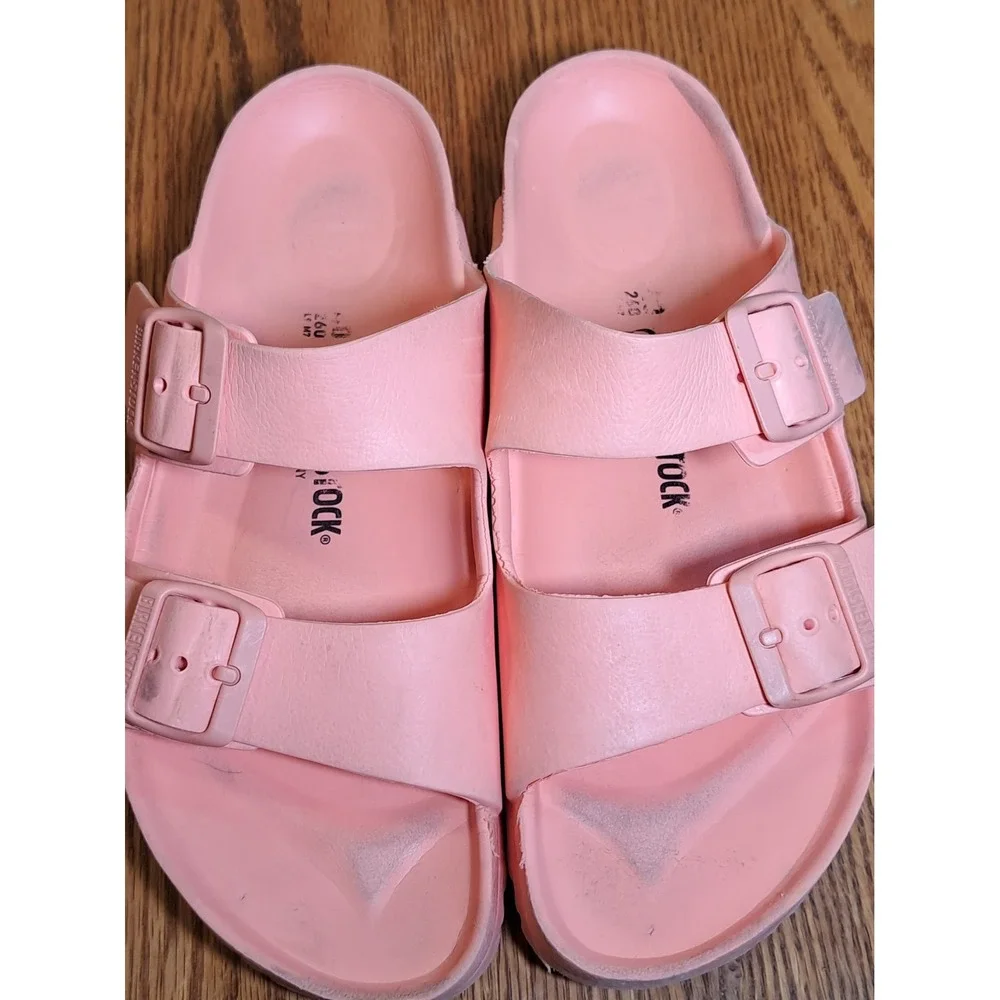 Birkenstock Women's Arizona EVA Coral/Peach Sandals Lightweight Washable 9.0 40